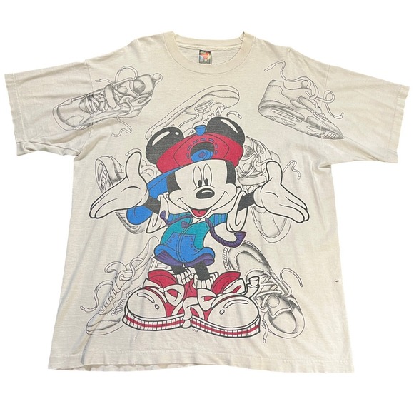 Mickey Unlimited Other - Vintage Mickey Unlimited Jerry Leigh Hip Hop Single Stitch Shirt Men XL